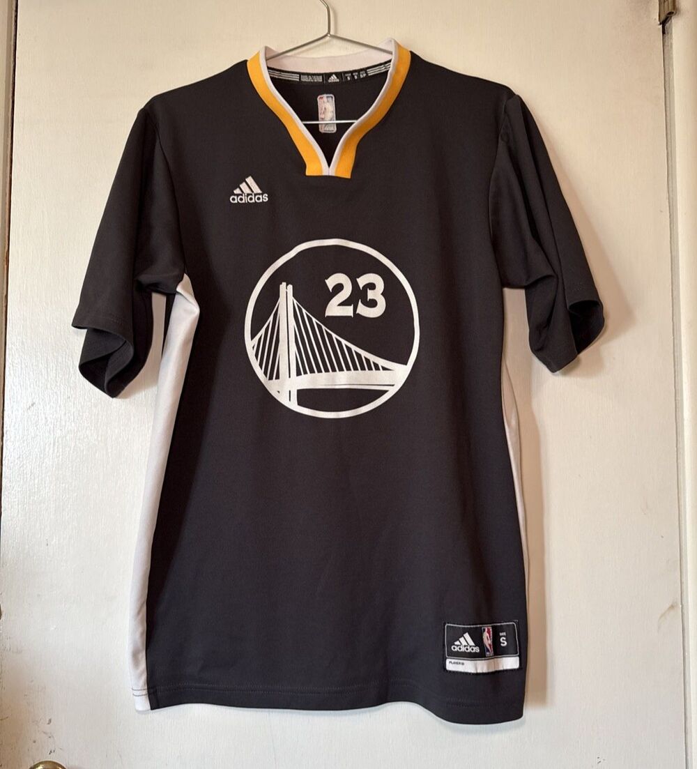 Adidas Golden State Warriors Draymond Green 23 Gray Swingman Jersey Men's Small